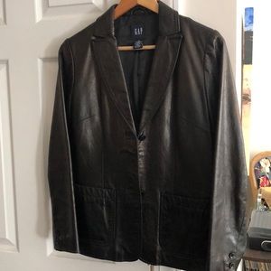 Vintage GAP Leather Blazer